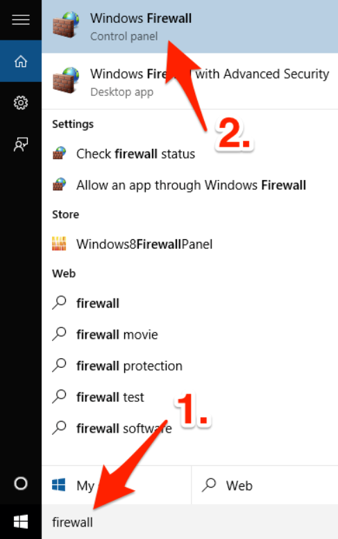 Step to Shutdown remote computer is to After That Open Firewall