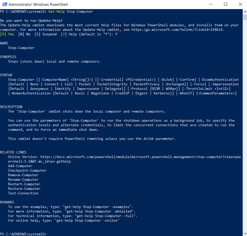 Executing PowerShell Scripts and Commands (cmdlets) on Remote