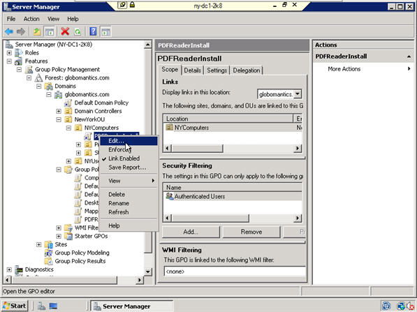 How to Install software with GPO
