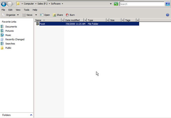 Step 6 to auto install exe file with GPO is to create a new folder