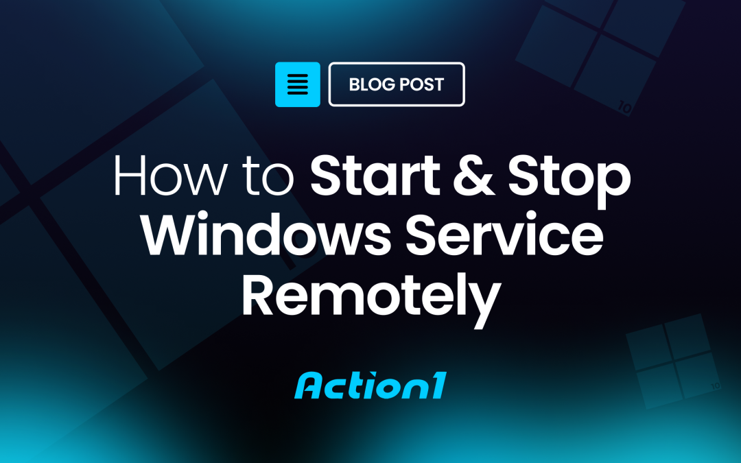 How to Start/Stop Windows Service Remotely on Multiple Computers