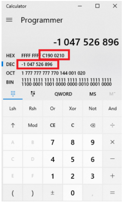 calculator in the “Programmer” mode Upgrade Windows 10 Build from the Command Line. Convert resulting code