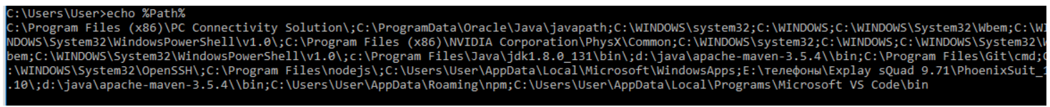 print the value of an environment variable print the value of an environment variable using echo