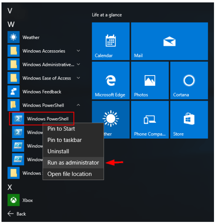 Windows POWERSHELL(admin). Run Administrator Windows. Графический Интерфейс Microsoft Edge.