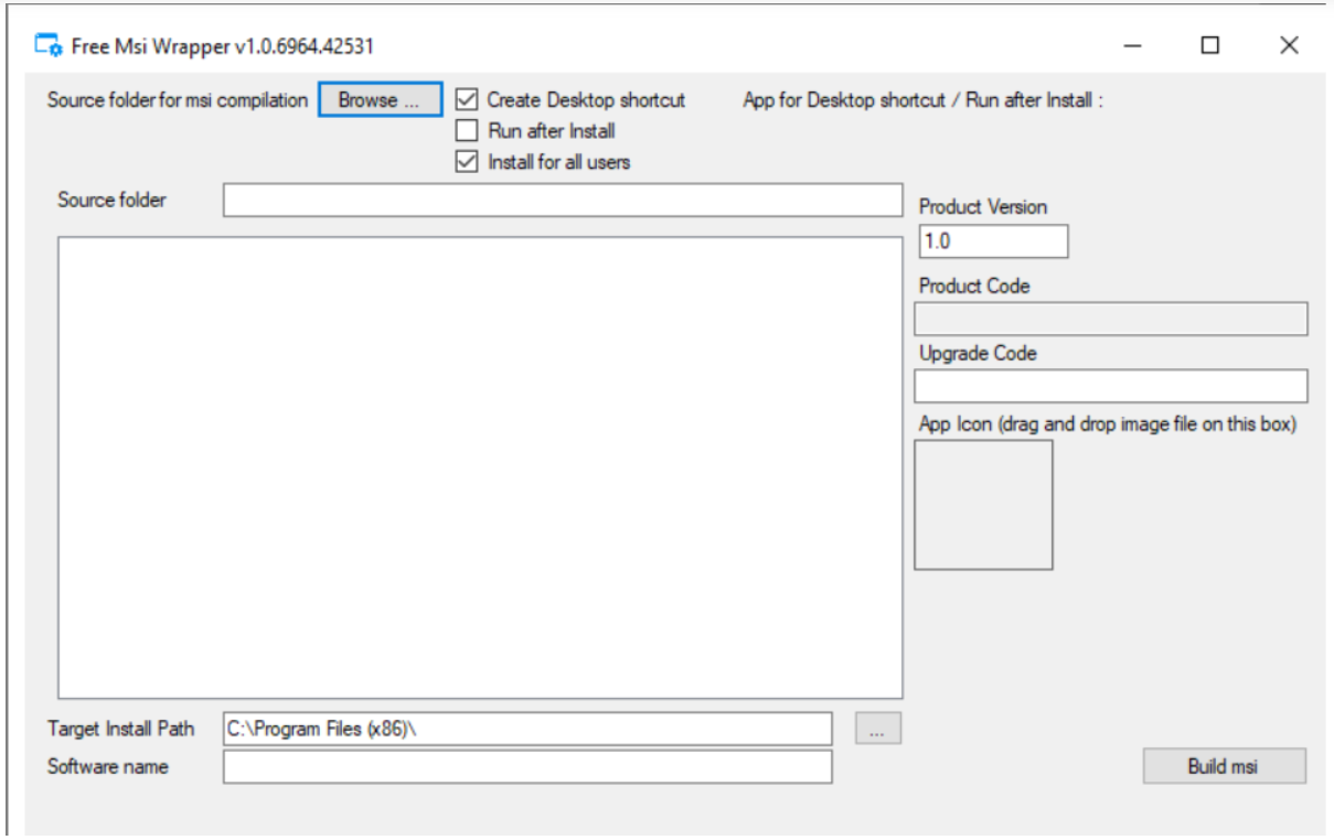 utility Free MSI Wrapper Create Msi from Exe Using Free MSI Wrapper