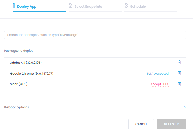 deploy-app-step1 how to deploy software via action1 step 1