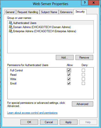 Select Full Control and Click Ok Select Full Control and Click Ok