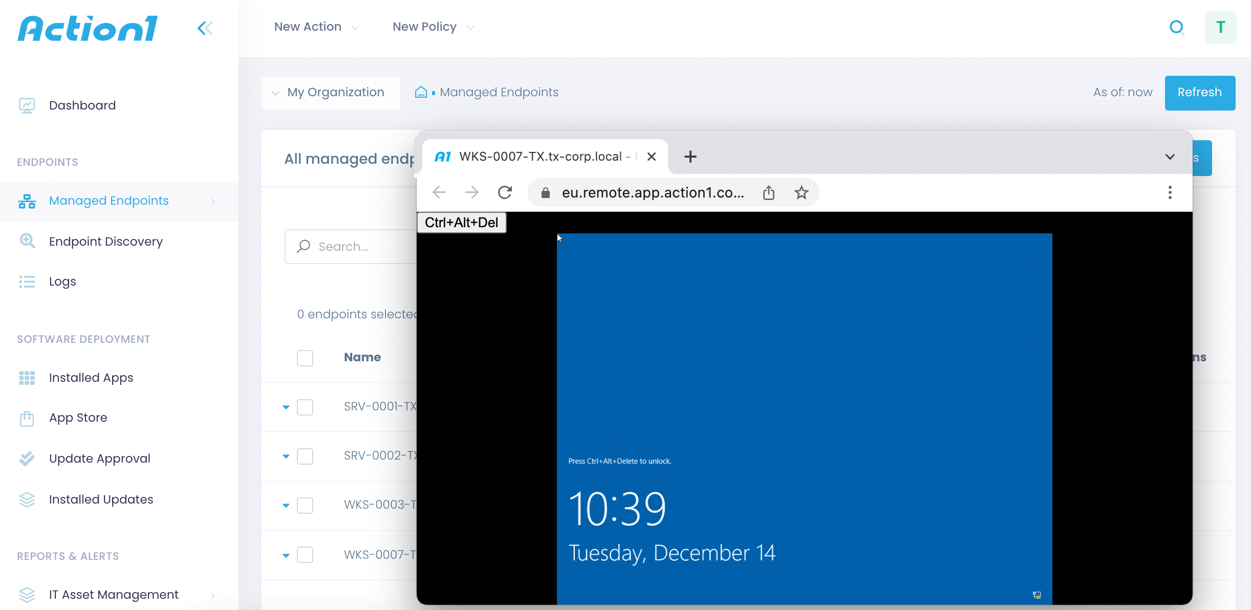 connecting to desktop remotely with action1 connecting to desktop remotely with action1