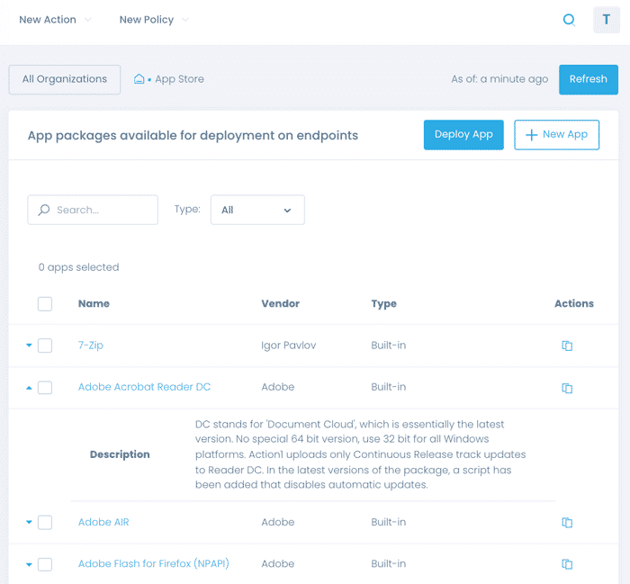 app-store-deploy software installation made easy with action1
