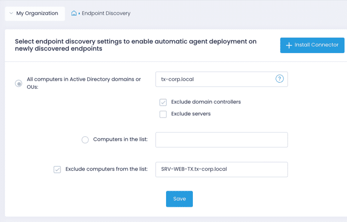 Configuring EndPoint Discovery