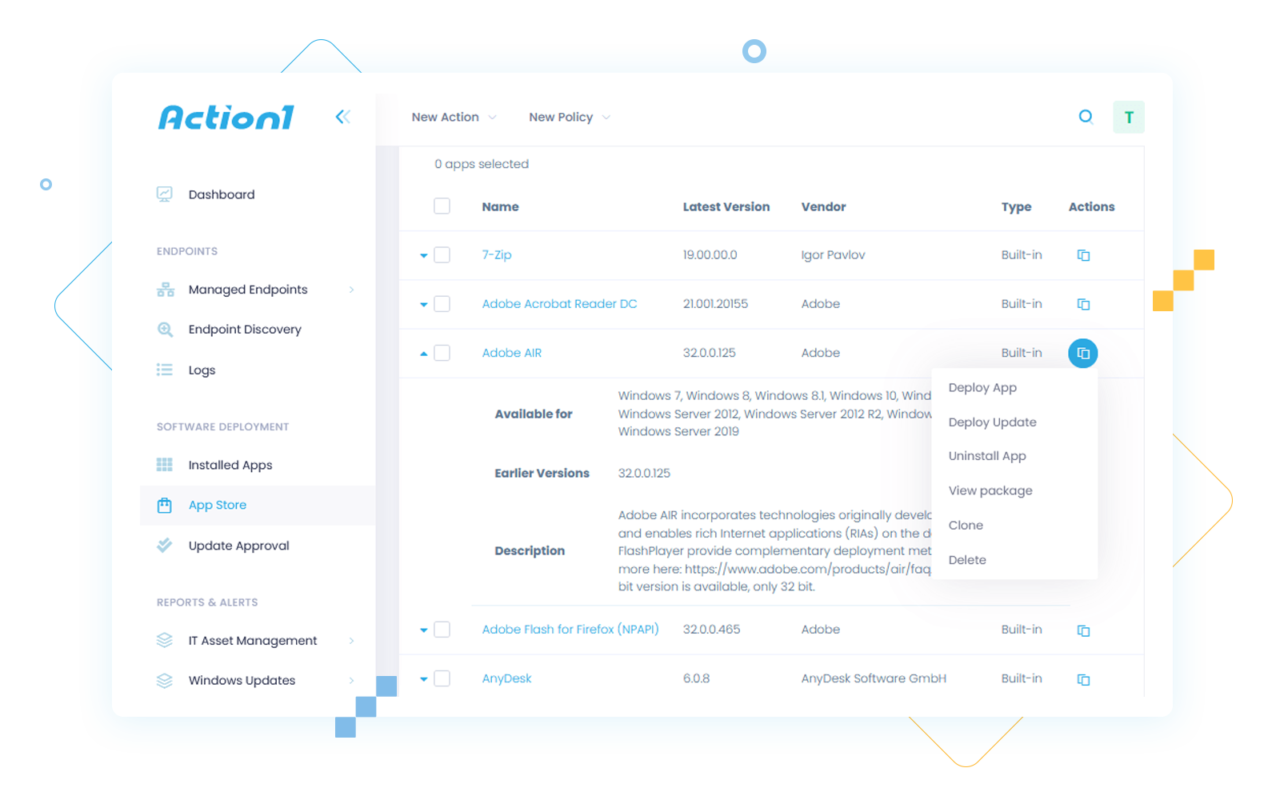 Best Software Deployment Tools for Windows Action1 RMM