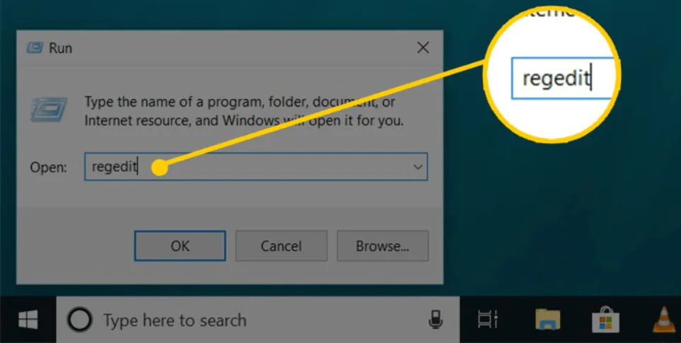 Registry Editor Window
