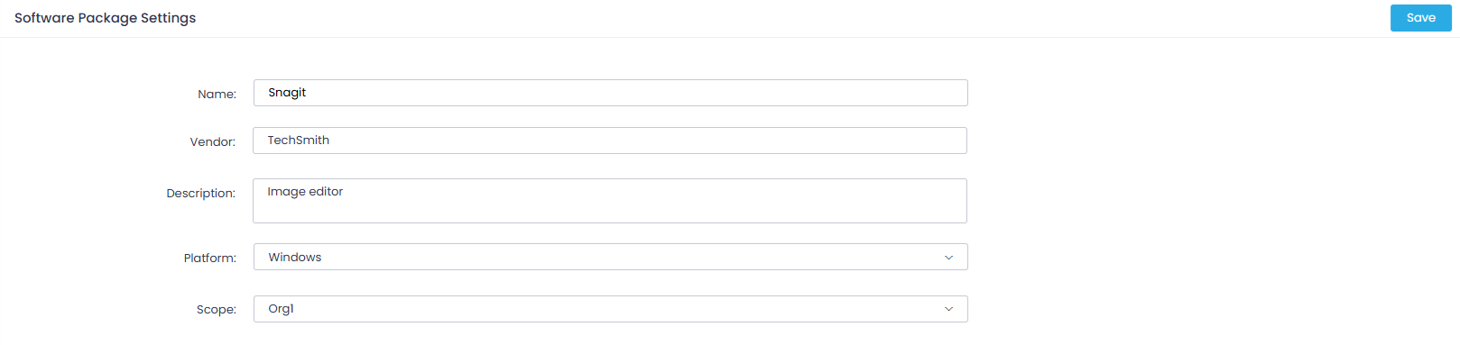 software_package_settings Programs and Features