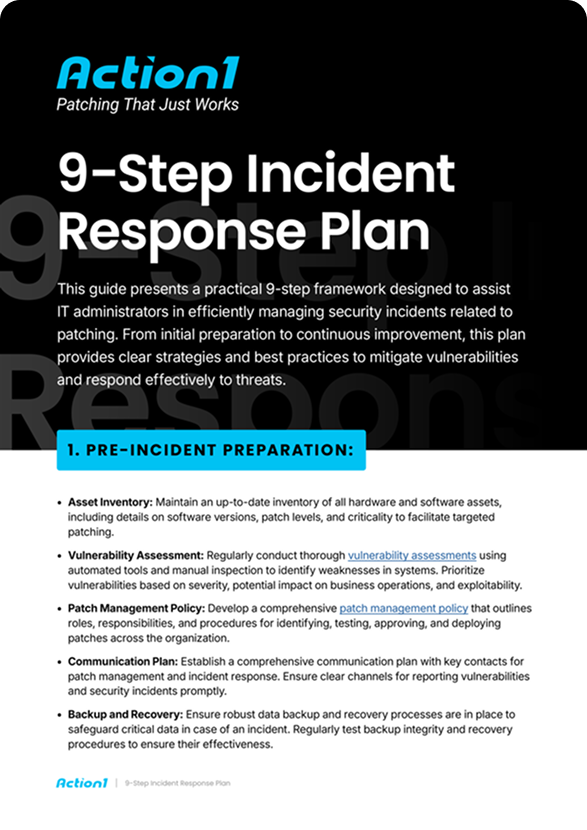 9-Step Incident Response Plan