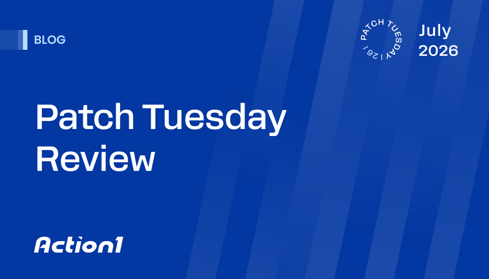 Patch Tuesday July 2026 Action1 