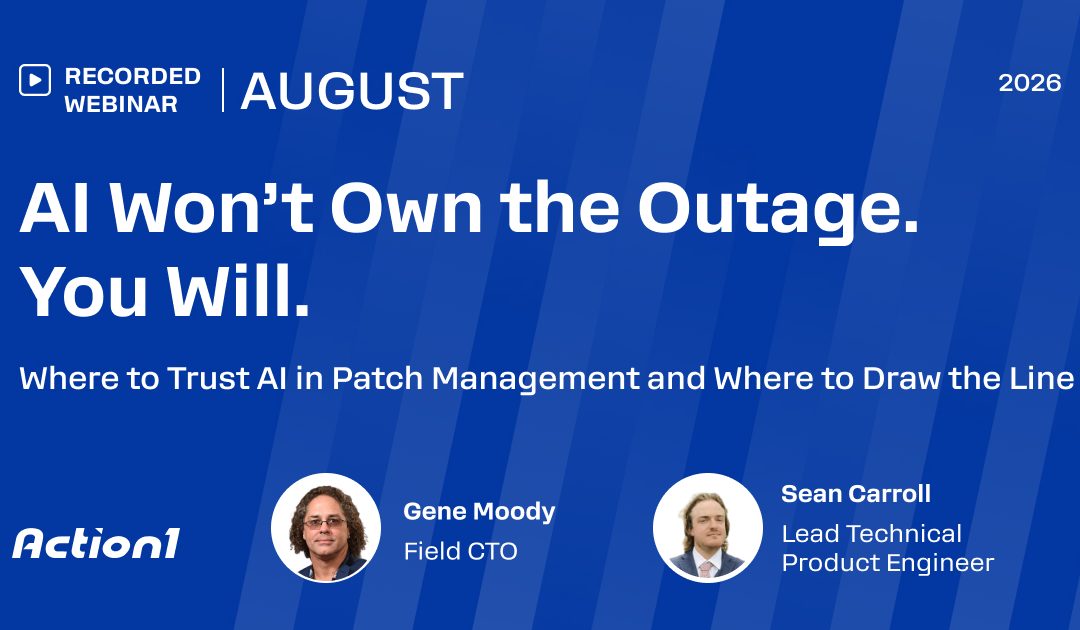 AI Won’t Own the Outage. You Will. Recording