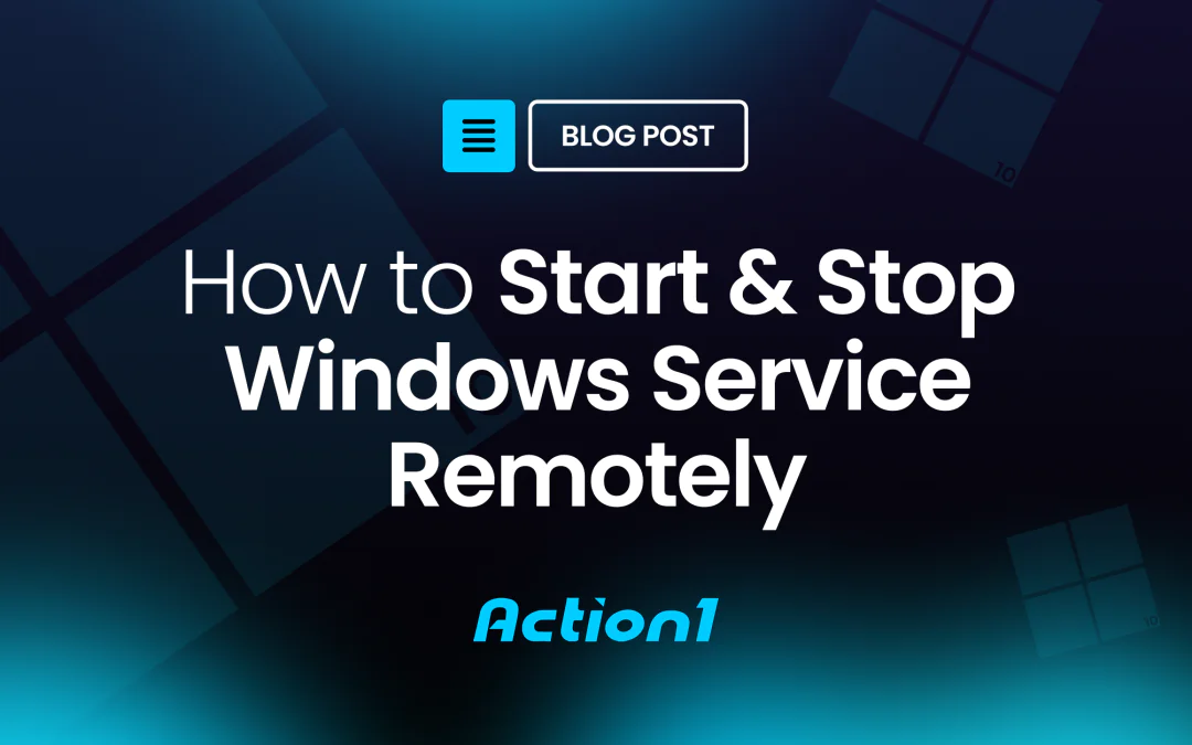 How to Start/Stop Windows Service Remotely on Multiple Computers