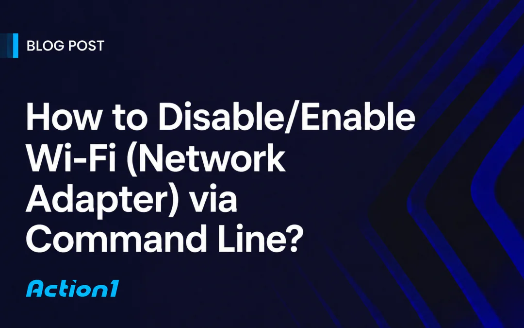 How to Disable/Enable Wi-Fi (Network Adapter) via Command Line?