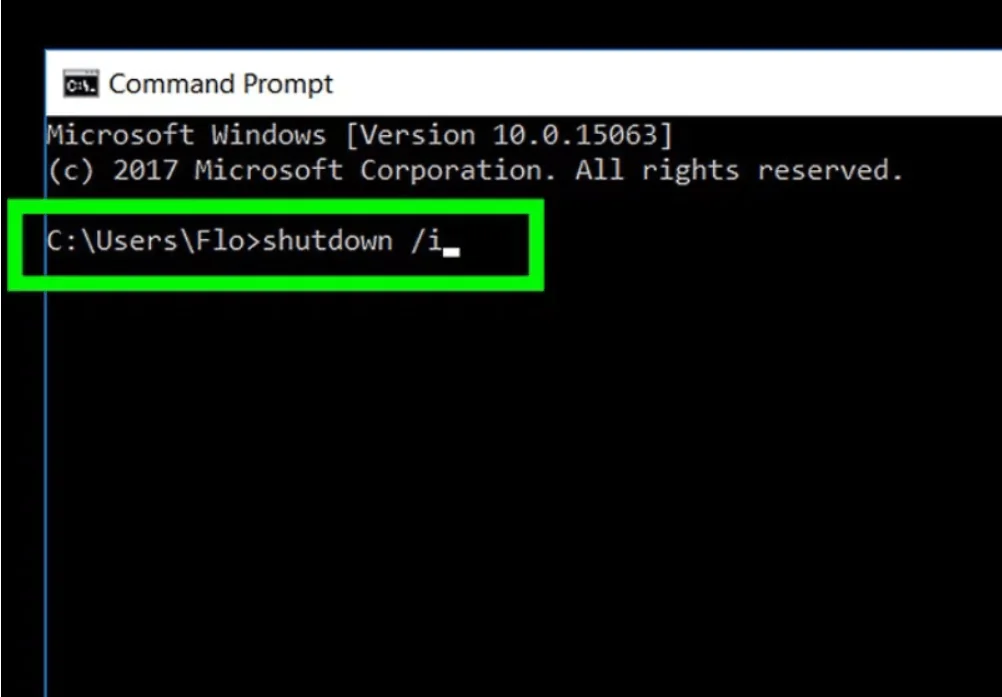 shut down windows computer remotely action1