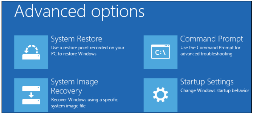 Then to Disable Driver Signature Verification is to choose command prompt