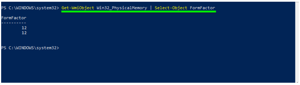 memory modules correspond to the SODIMM form factor