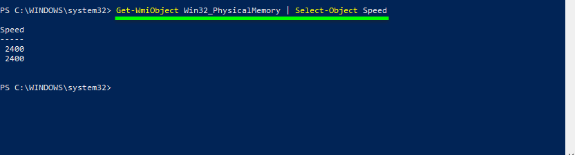 frequency of the memory module