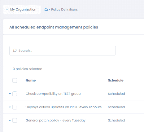 how to make updates install automatically with action1 patch management policies