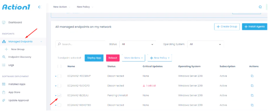 managed endpoints