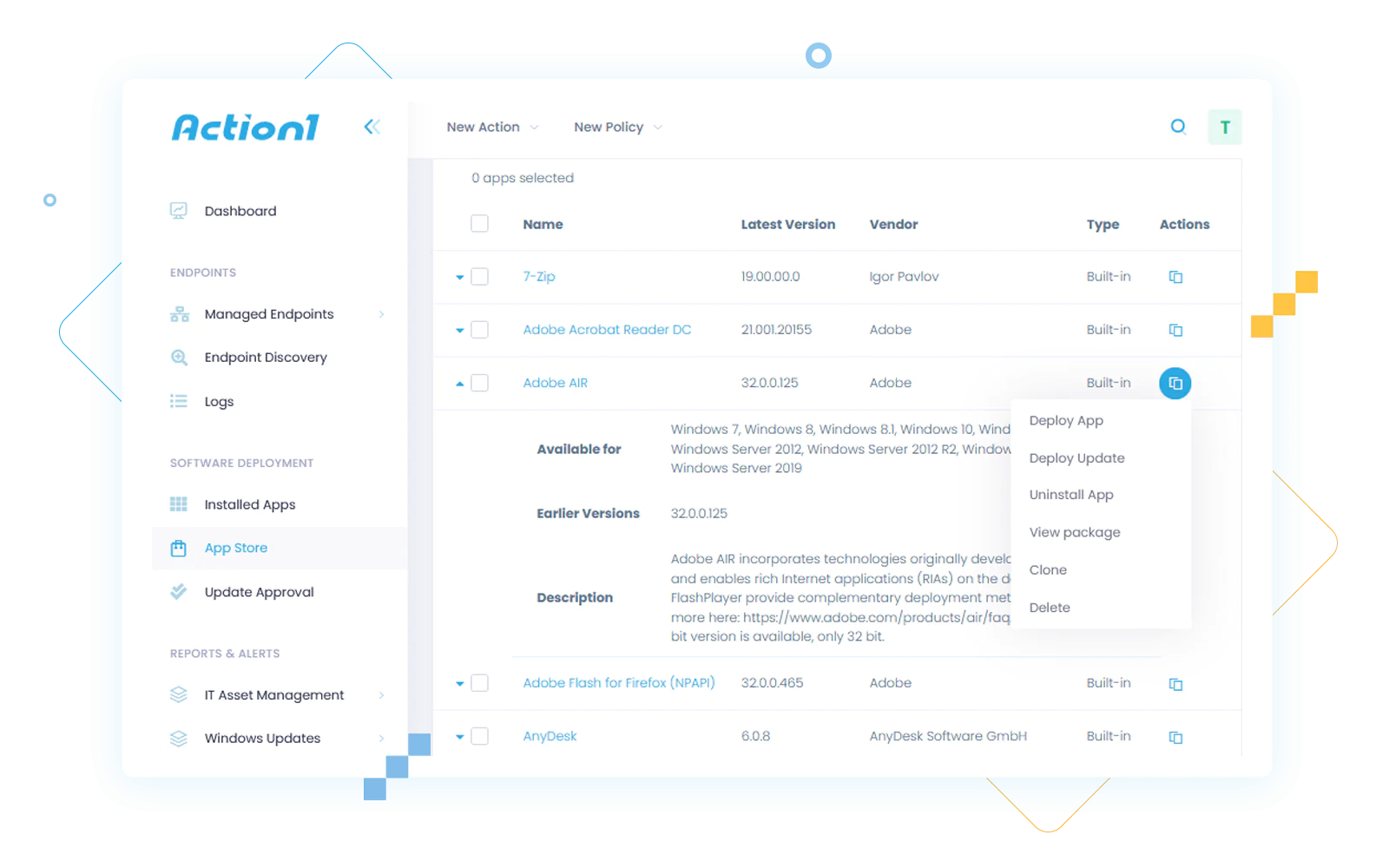 Software Deployment Tool action1