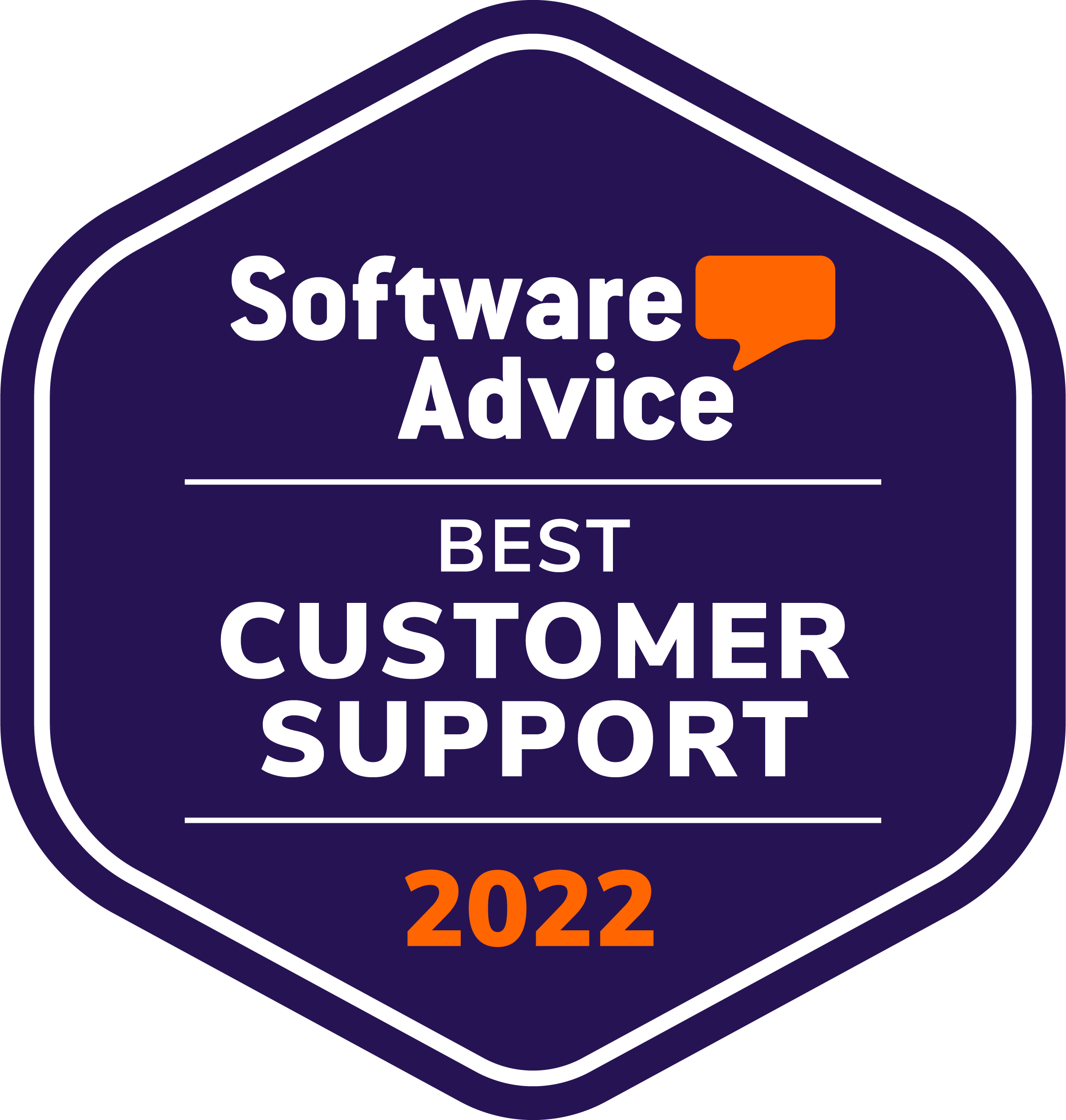 SoftwareAdvice_Badge_BestCustomerSupport_2022_FullColor
