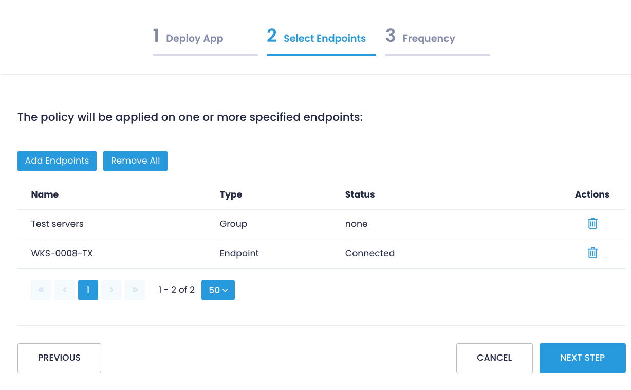 Deploying apps - step 2