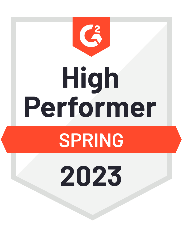 High Performer G2 Summer 2022