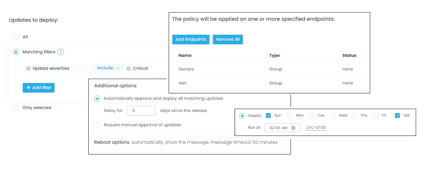 Dashboard page