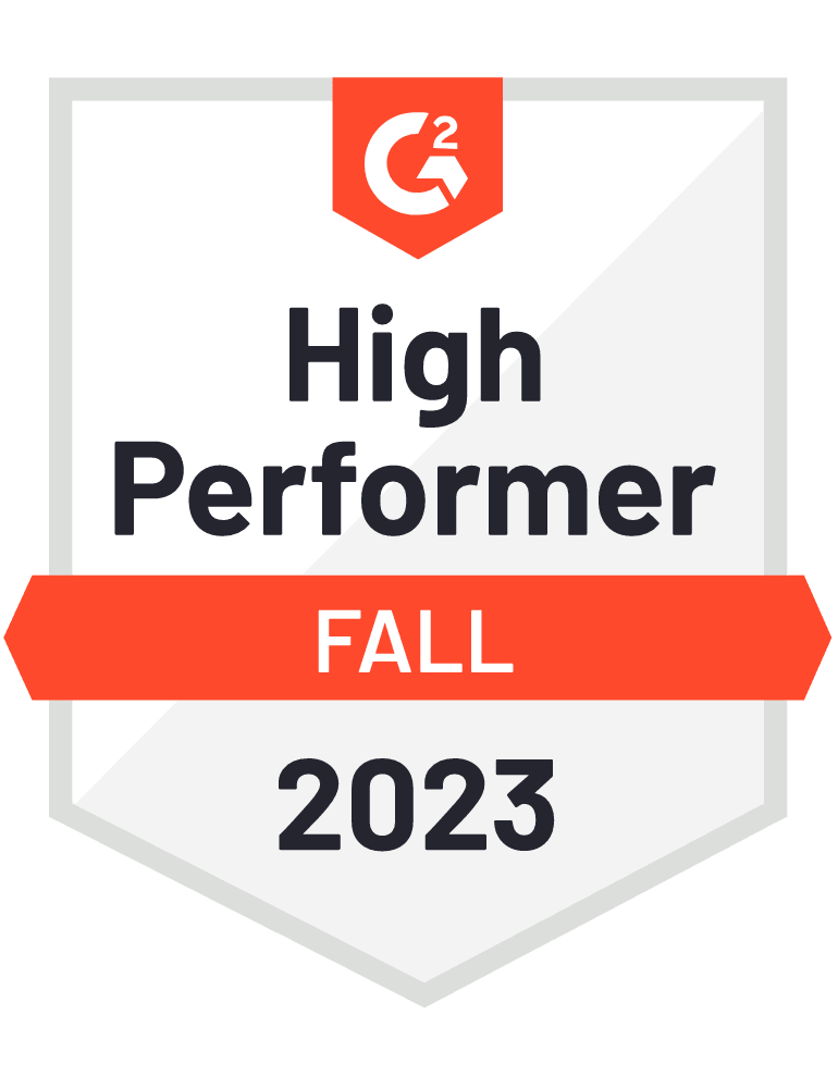 High Performer G2 Summer 2022
