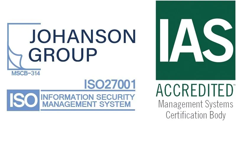 Johanson Group ISO/IEC 27001:2013 Accredited