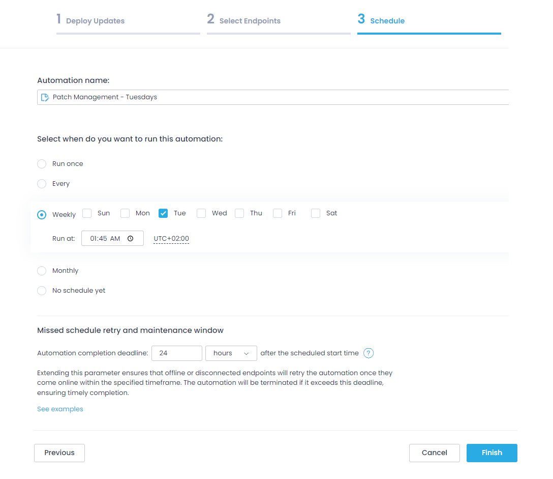 Patch management - step 3
