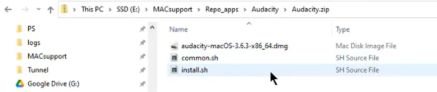 Uploading a ZIP package