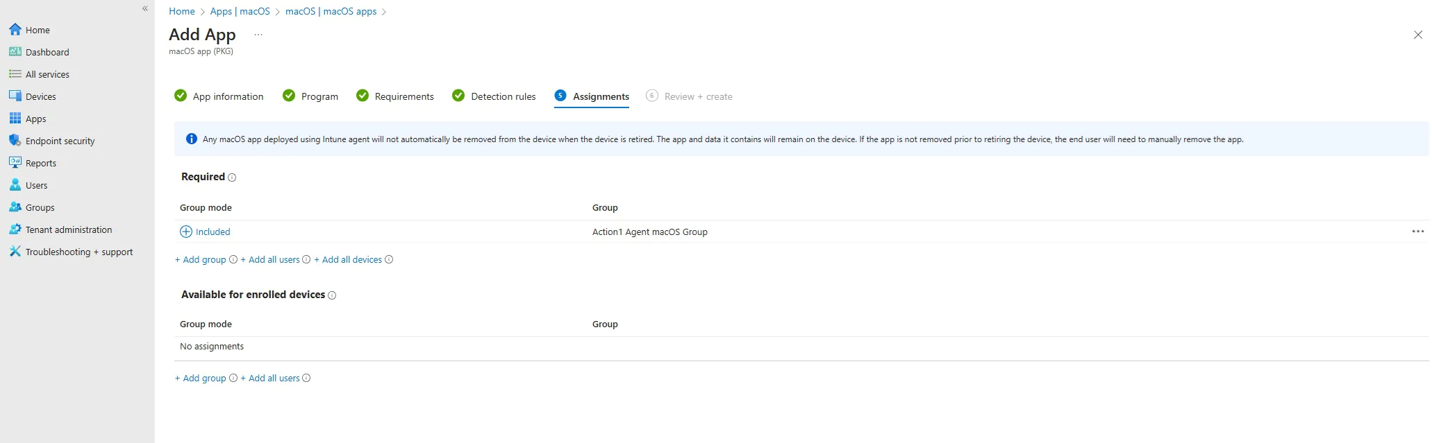 Select Office apps.