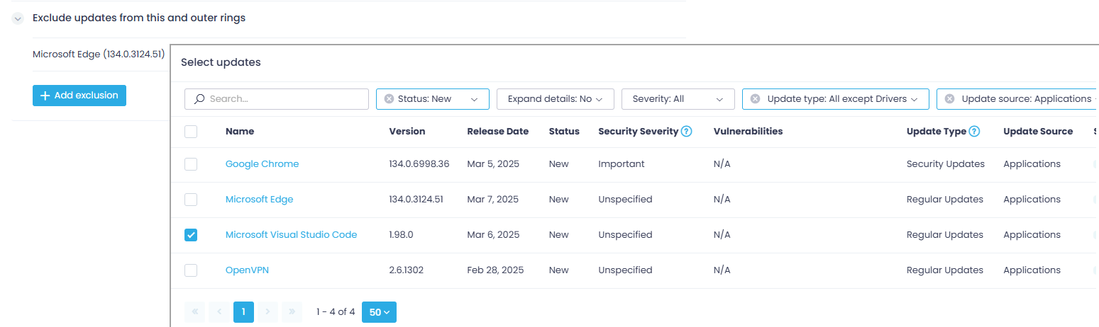 Patch management - step 3