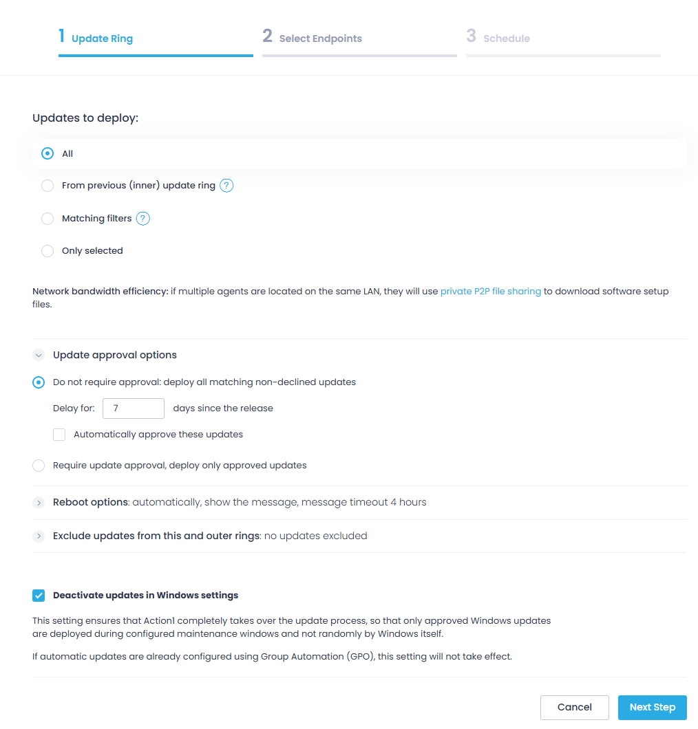 Creating patch management automation - step 1