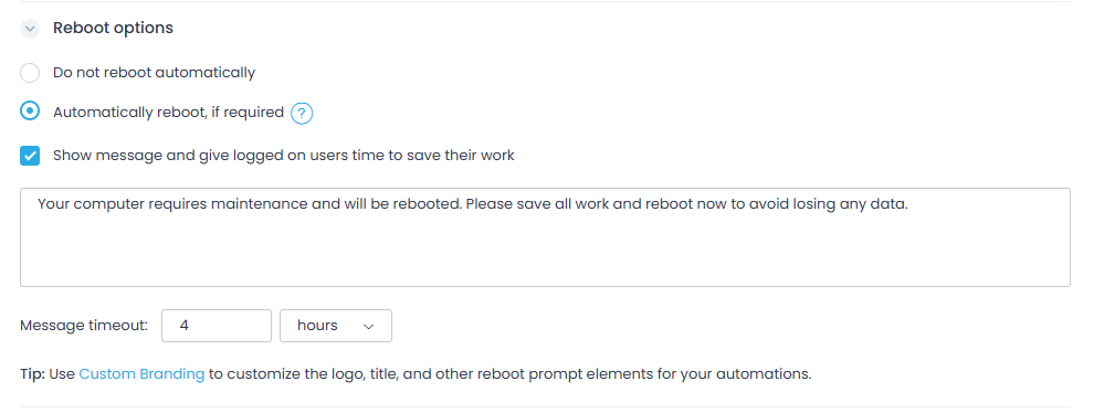 Patch management - step 3