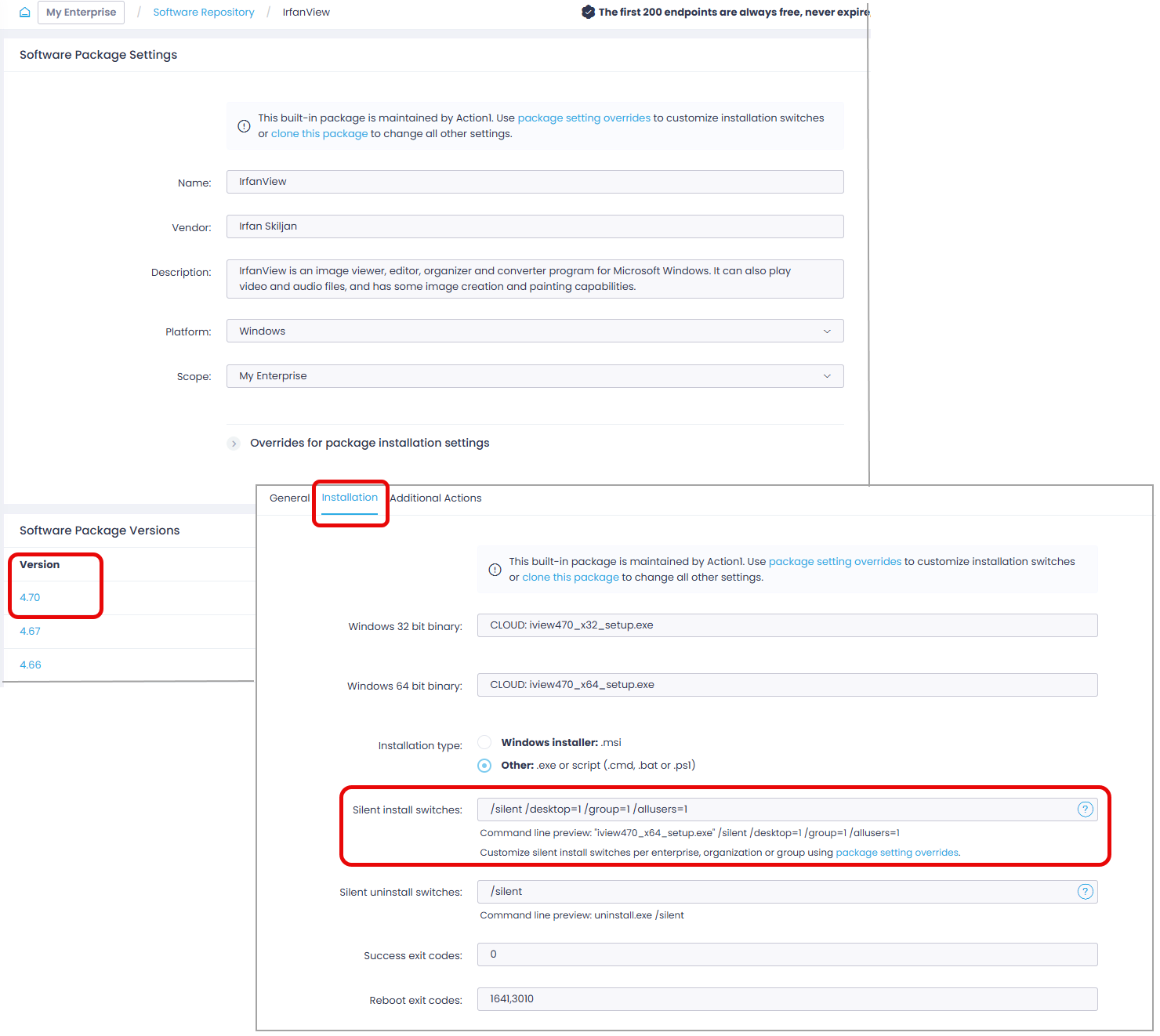 Select target architecture and Office 365 edition.