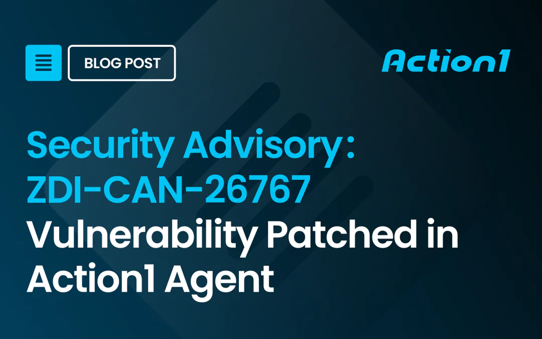 Security Advisory: CVE-2025-5480 – Vulnerability Patched in Action1 Agent