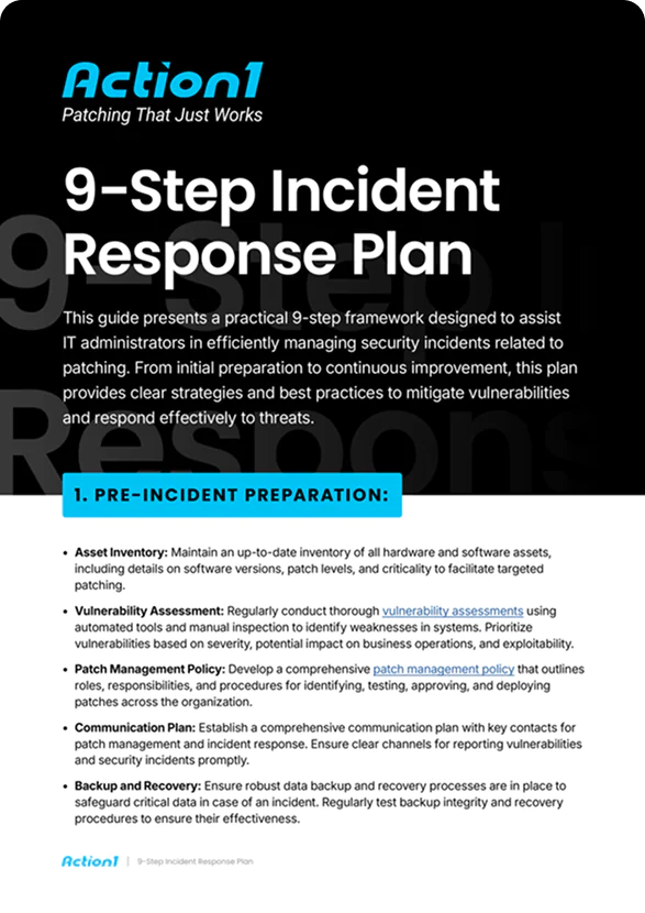 9-Step Incident Response Plan