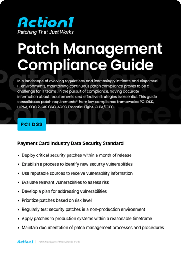 Patch Management Compliance Quick Reference Guide