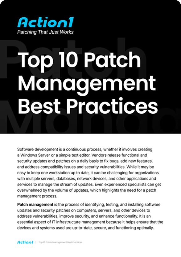 Top 10 Patch Management Best Practices