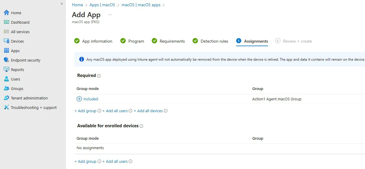 Select Office apps.