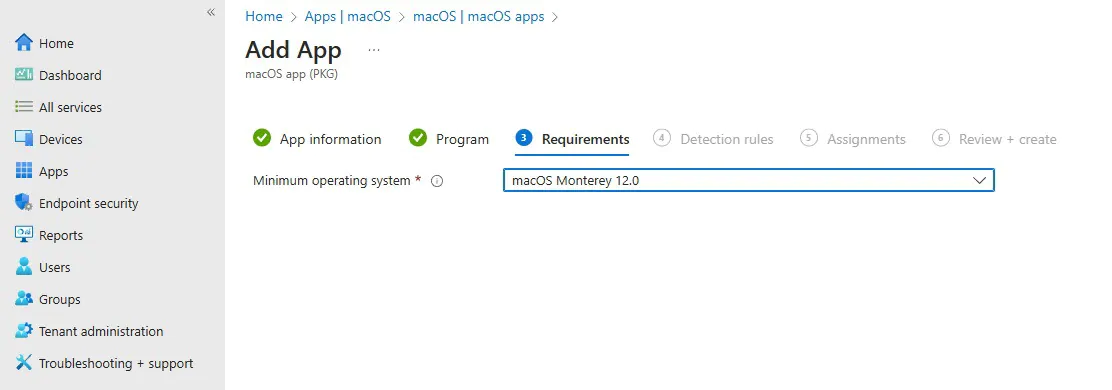 Select Office apps.