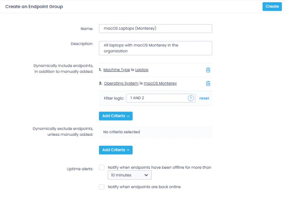 Custom Attributes Group Filters