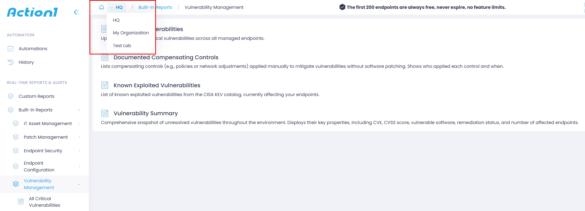 Manage user access to Action1